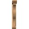 Ekena Millwork Funston Slat Smooth Bracket w/ Offset Brace, Western Red Cedar, 5 1/2"W x 26"D x 38"H BKT0604X26X38FST06SWR - alternate 4